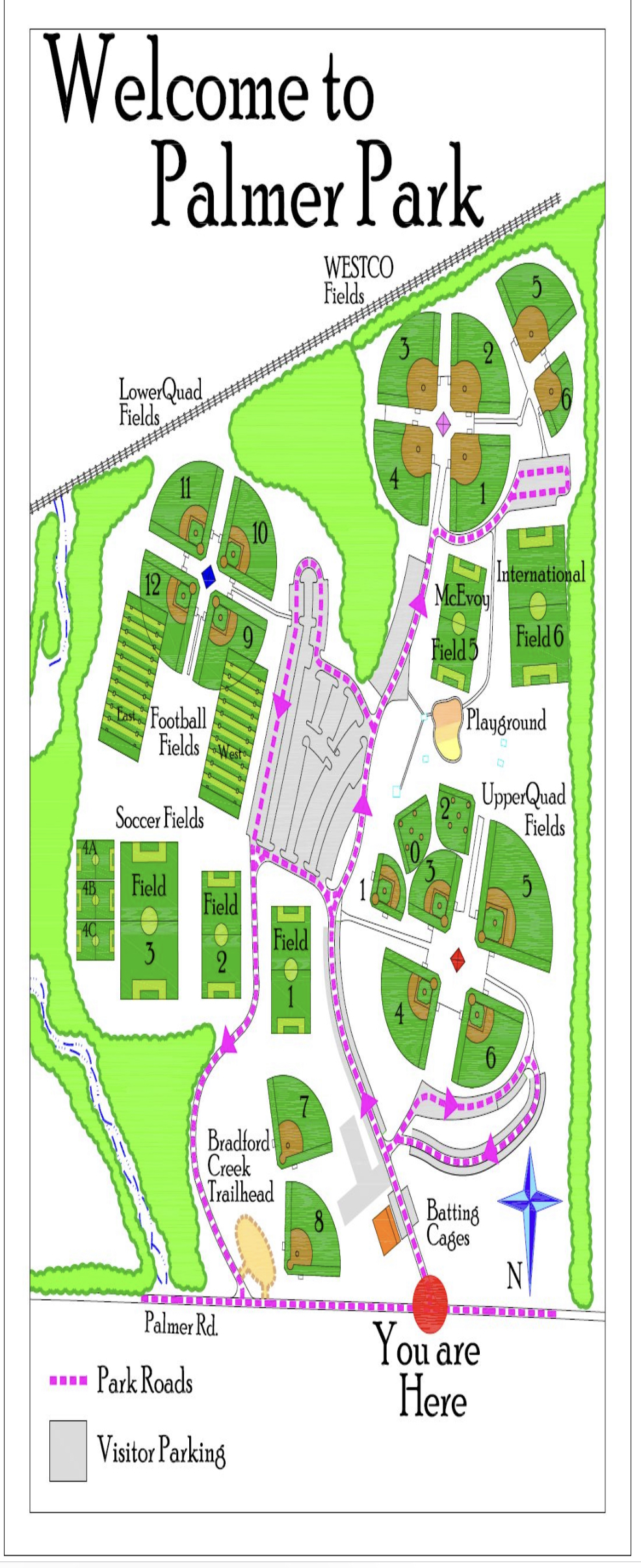 Palmer Park Map